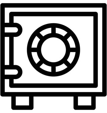 Banka tonoz düz vektör simgesi