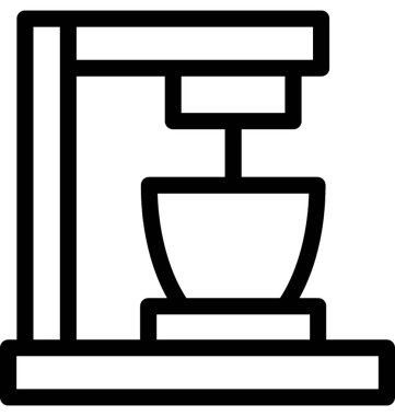 Çırpıcı düz vektör simgesi