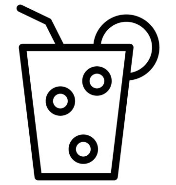 Limonata düz vektör simgesi