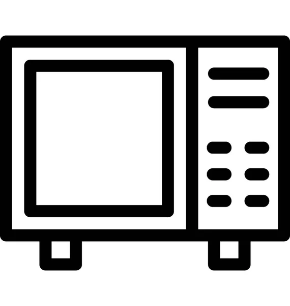 Vlakke Oven Vectorpictogram — Stockvector