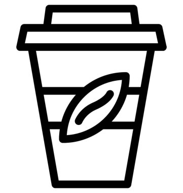 kahve fincanı düz vektör simgesi