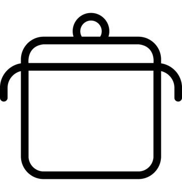 Ot Düz Vektörü Simgesi Pişiriliyor