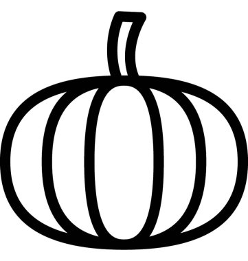 Kavun düz vektör simgesi