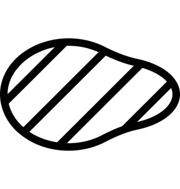 avokado düz vektör simgesi