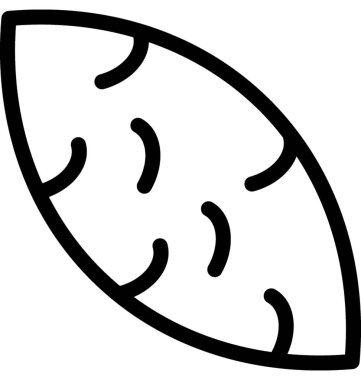 Bitter kabak düz vektör simgesi