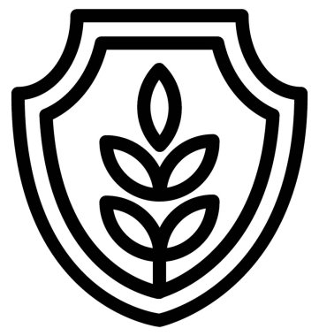 Buğday düz vektör simgesi