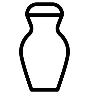 Tuz Shaker düz vektör simgesi