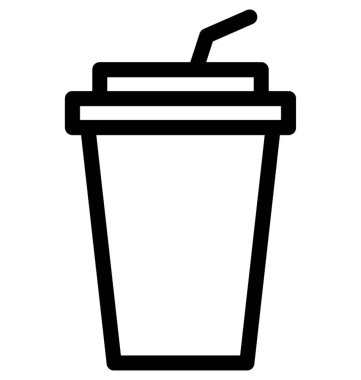 Suyu Kupası düz vektör simgesi