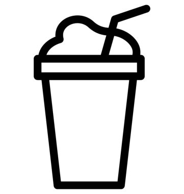 Suyu Kupası düz vektör simgesi