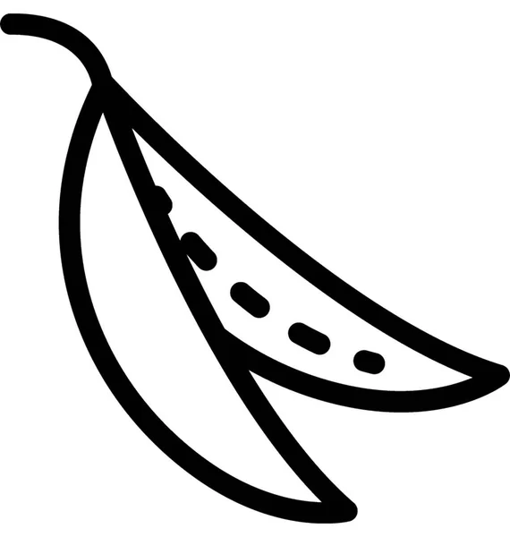 豌豆平面矢量图标 — 图库矢量图片