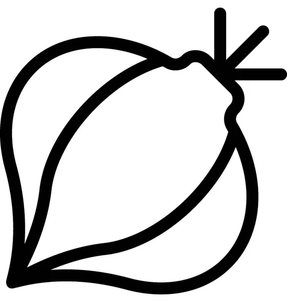 大蒜平面矢量图标 — 图库矢量图片