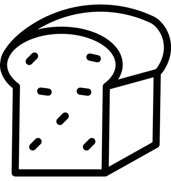 Ψωμί Επίπεδη Εικόνα Διάνυσμα — Διανυσματικό Αρχείο