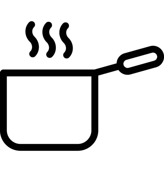 Cocina Plana Vector Icono — Archivo Imágenes Vectoriales