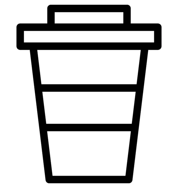 Плоская Векторная Икона Кубок Сока — стоковый вектор