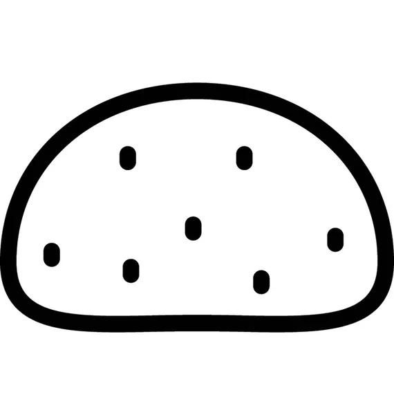 Potatis Platt Vektor Symbol — Stock vektor