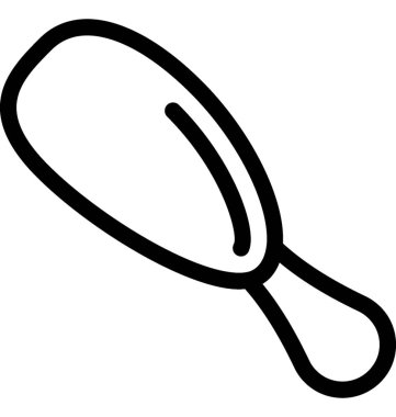 Baget düz vektör simgesi