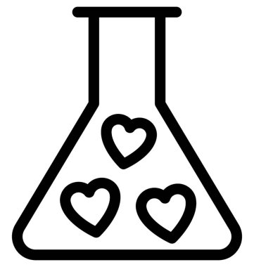 Parfüm vektör satırı simgesi