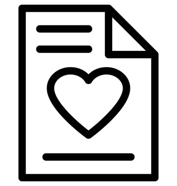 Kalp lolipop vektör satırı simgesi