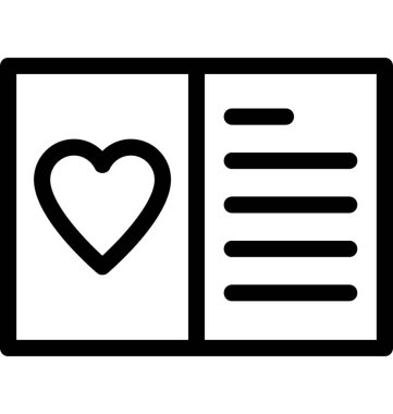 Kalp lolipop vektör satırı simgesi