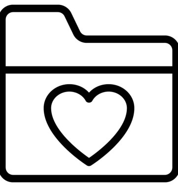 Kalp lolipop vektör satırı simgesi