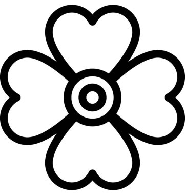 Kalp lolipop vektör satırı simgesi