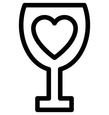 Kalp lolipop vektör satırı simgesi