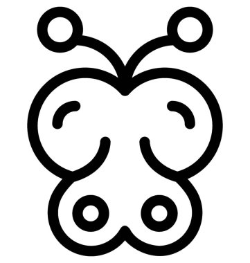 Kalp lolipop vektör satırı simgesi