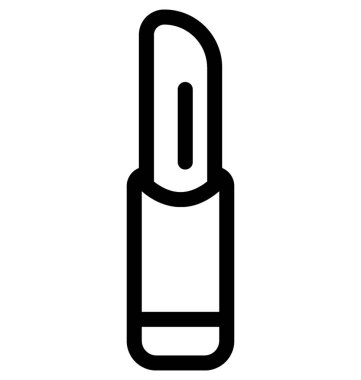 Kalp lolipop vektör satırı simgesi