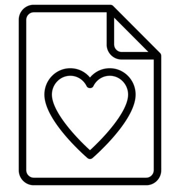 Kalp lolipop vektör satırı simgesi