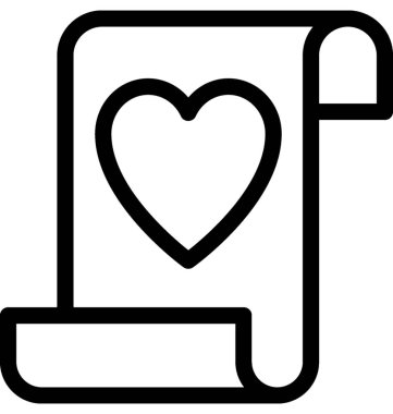 Kalp lolipop vektör satırı simgesi