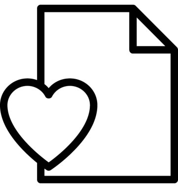 Kalp lolipop vektör satırı simgesi