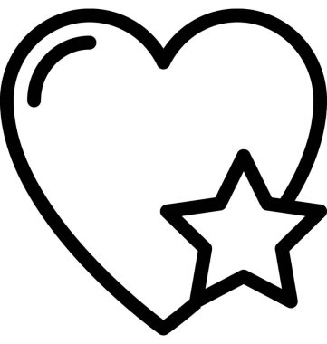 Kalp lolipop vektör satırı simgesi