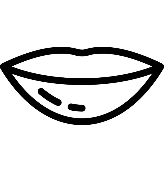 Εικονίδιο Γραμμή Διάνυσμα Χείλη — Διανυσματικό Αρχείο