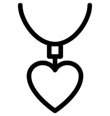 Kalp lolipop vektör satırı simgesi