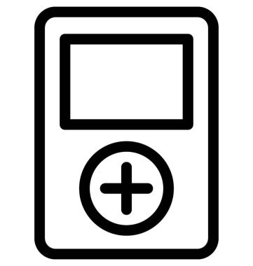 Voltmetre vektör satırı simgesi