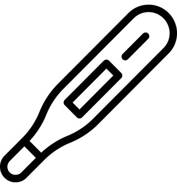 termometre vektör çizgisi simgesi