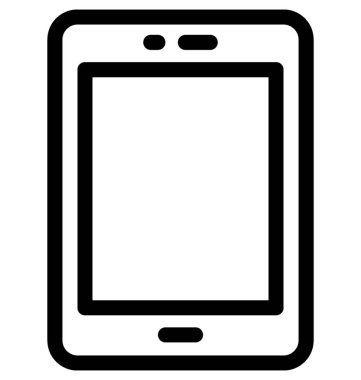 IPAD vektör satırı simgesi