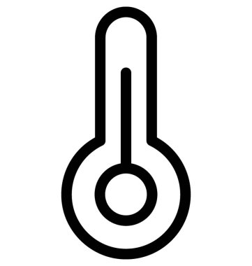 termometre vektör çizgisi simgesi