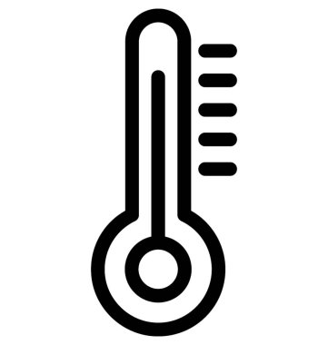 termometre vektör çizgisi simgesi