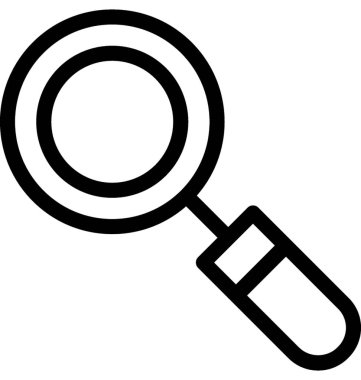 Büyüteç'i vektör satırı simgesi