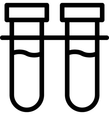 Tüp vektör satırı simgesi