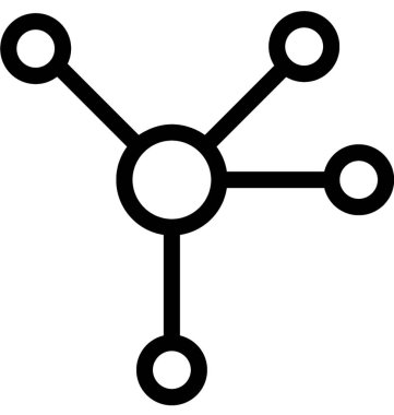 Paylaşım vektör satırı simgesi