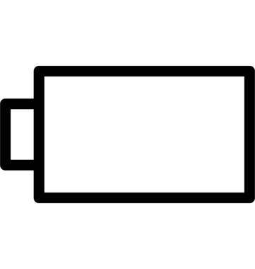 pil vektör çizgisi simgesi