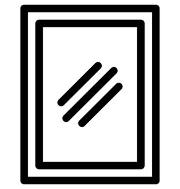 El ayna vektör satırı simgesi