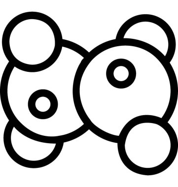 Meteoroloji vektör satırı simgesi