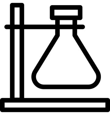 Laboratuvar Deney vektör satırı simgesi