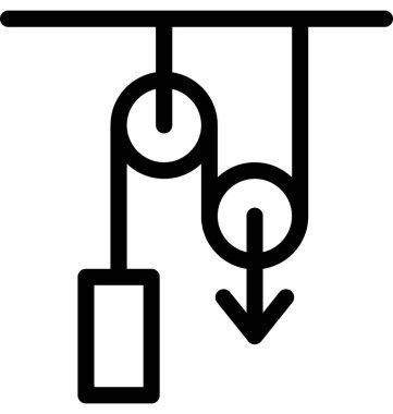 Kolu vektör satırı simgesi