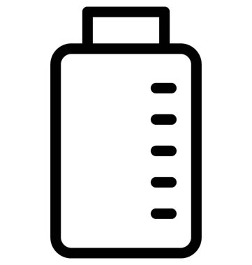 pil vektör çizgisi simgesi