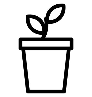 Plantation vektör satırı simgesi