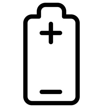 pil vektör çizgisi simgesi